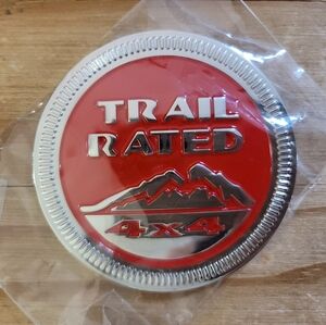 NWOT Jeep trail rated badge